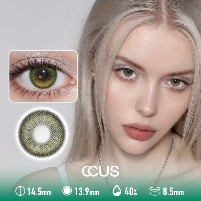Gloss Pop Emerald Green Contact Lenses