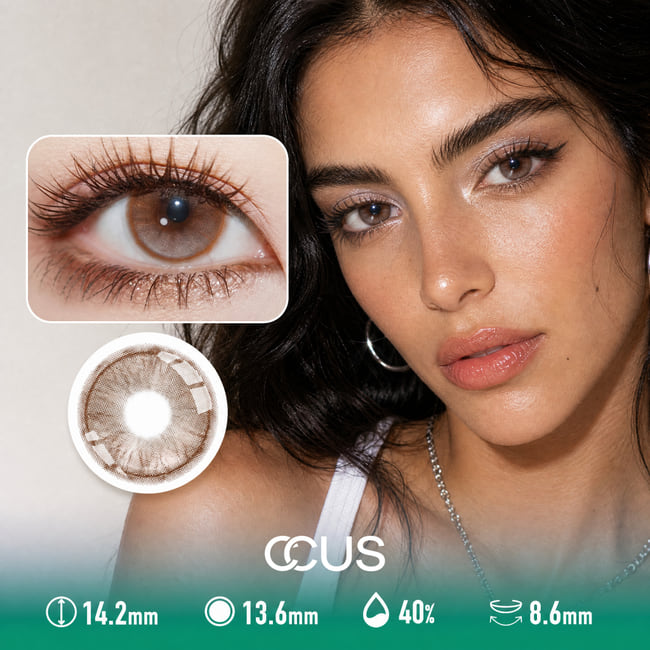 Flip Phone Toffee Brown Contact Lenses
