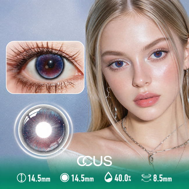 Sapphire Frost Blue Contact Lenses