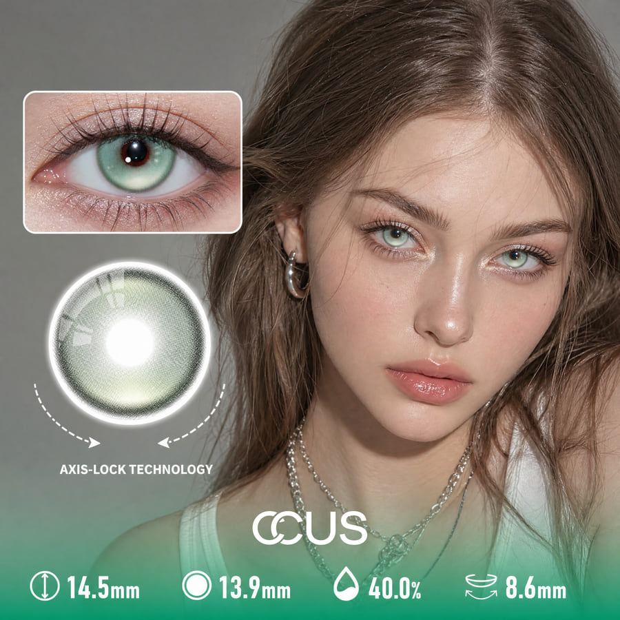 Mint Frost Seafoam Emerald Green Contact Lenses - Ccus Eyewear · Premium Colored Contacts Mint Frost Seafoam Emerald Green Contact Lenses