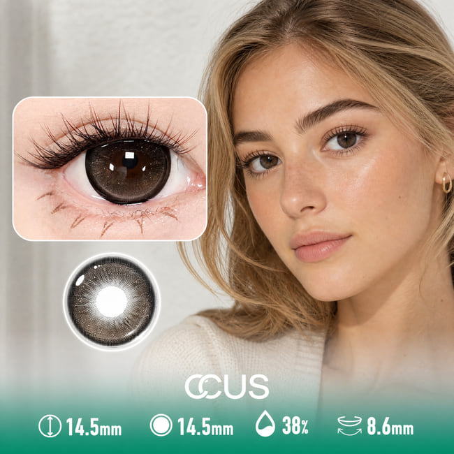 Cocoa Bloom Brown Contact Lenses