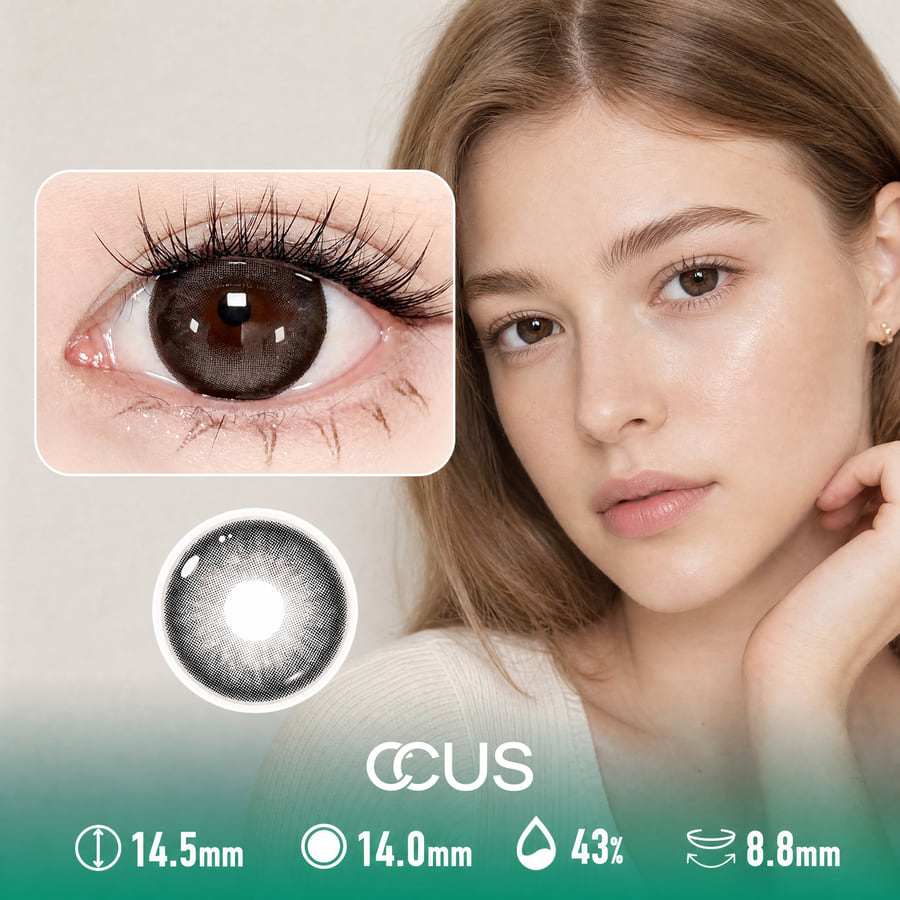Amber Suede Brown Contact Lenses - Ccus Eyewear · Premium Colored Contacts Amber Suede Brown Contact Lenses