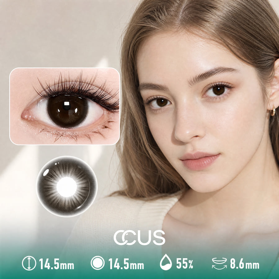 Honey Chestnut Brown Contact Lenses - Ccus Eyewear · Premium Colored Contacts Honey Chestnut Brown Contact Lenses