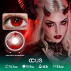 Candlelit Ruby Red Contact Lenses