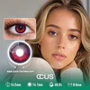 Plum Dusk Red Contact Lenses