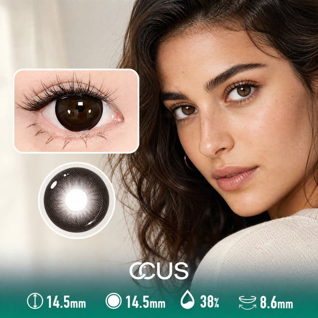 Slow Light Chocolate Contact Lenses