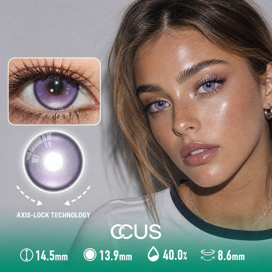 Soda Pop Lilac Purple Contact Lenses