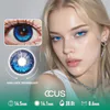 Butterfly Chrome Cobalt Blue Contact Lenses