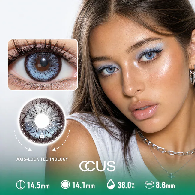 Frosted Steel Smoke Grey Contact Lenses