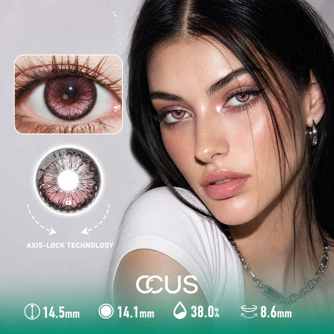 Chrome Orchid Pink Contact Lenses