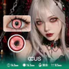 Confetti Red Party Contact Lenses - Ccus Eyewear · Premium Colored Contacts Confetti Red Party Contact Lenses