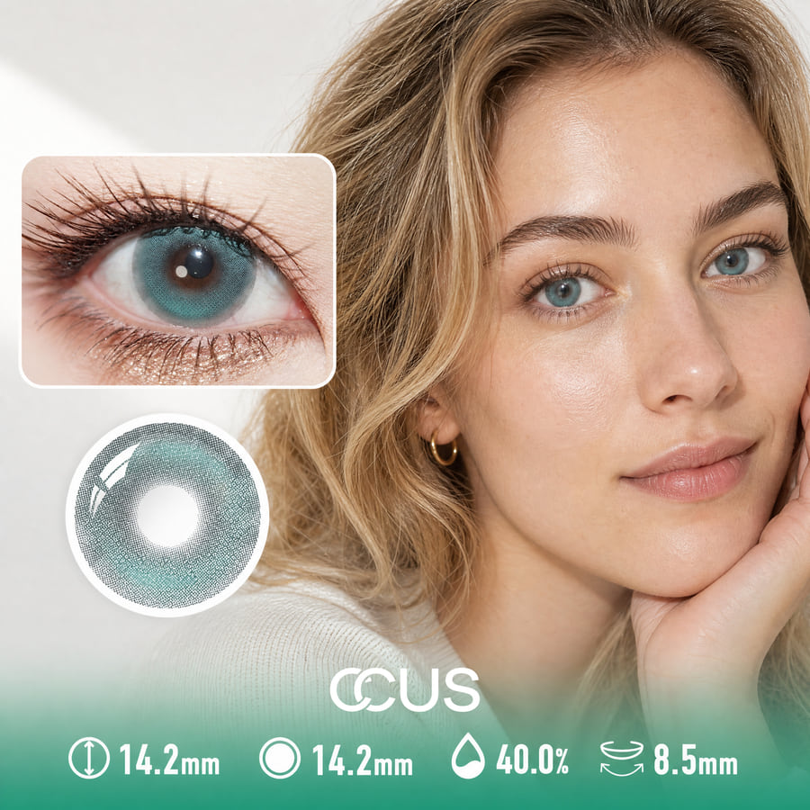 Glass Dawn Green Contact Lenses - Ccus Eyewear · Premium Colored Contacts Glass Dawn Green Contact Lenses