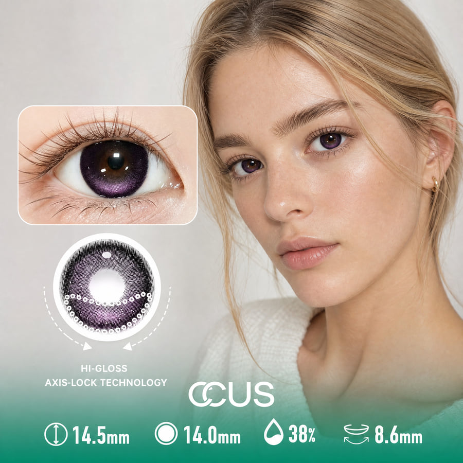 Morning Lilac Purple Contact Lenses