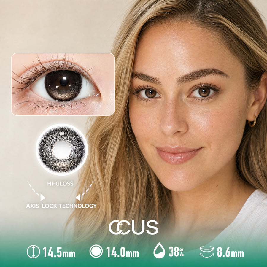 Cocoa Spring Brown Contact Lenses - Ccus Eyewear · Premium Colored Contacts Cocoa Spring Brown Contact Lenses