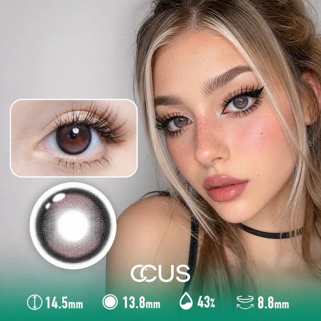 Pixel Bloom Blush Pink Contact Lenses