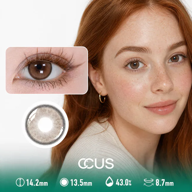 Soft Hour Honey Brown Contact Lenses