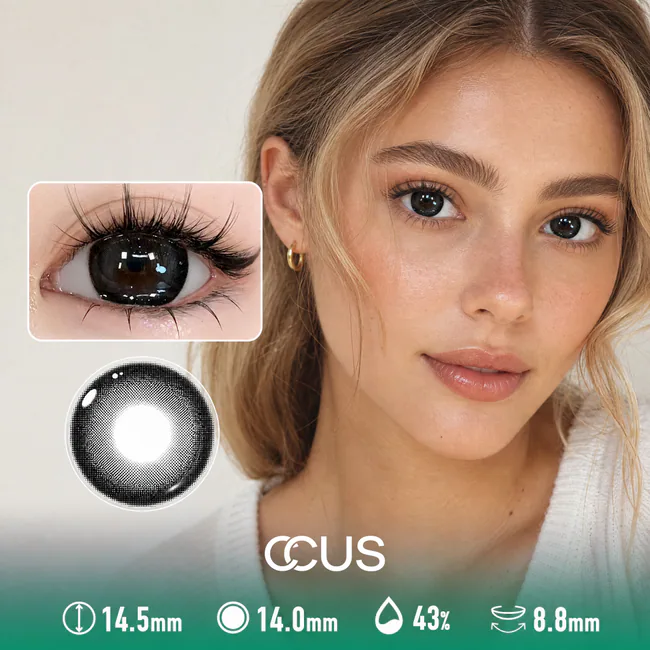 Cloud Blossom Grey Contact Lenses