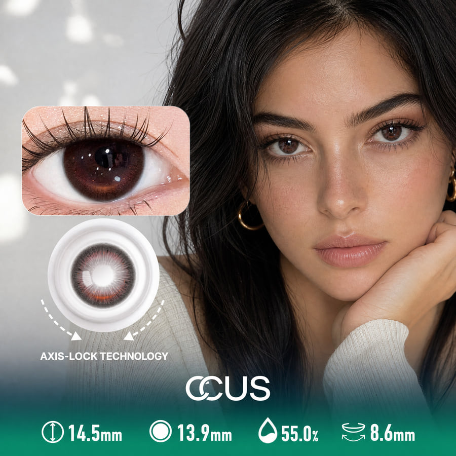 Sunbaked Clay Amber Brown Contact Lenses - Ccus Eyewear · Premium Colored Contacts Sunbaked Clay Amber Brown Contact Lenses