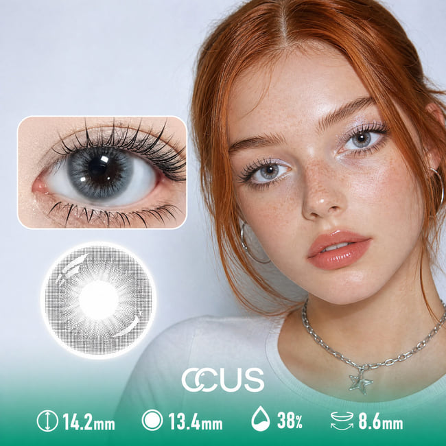 Milan Haze Silver Grey Contact Lenses