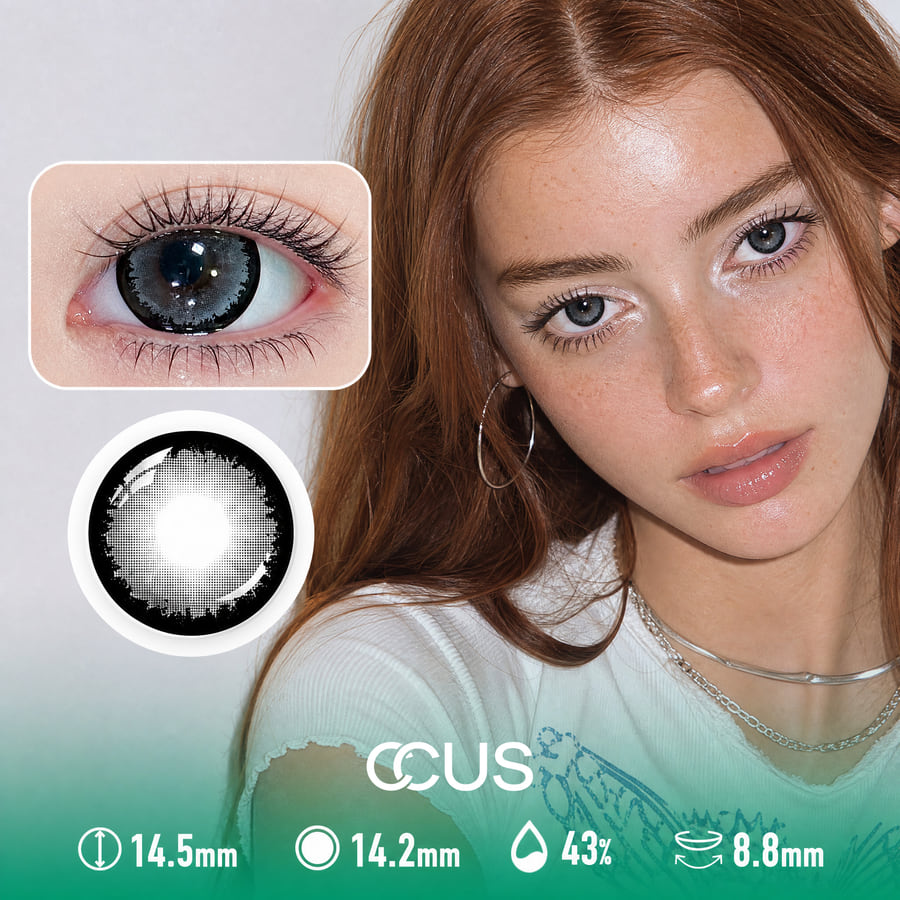 Flashbulb Ash Grey Contact Lenses - Ccus Eyewear · Premium Colored Contacts Flashbulb Ash Grey Contact Lenses