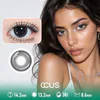 Frosted Raven Black Contact Lenses - Ccus Eyewear · Premium Colored Contacts Frosted Raven Black Contact Lenses