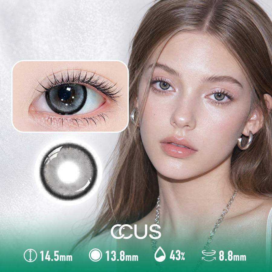 Fog Machine Sage Green Contact Lenses - Ccus Eyewear · Premium Colored Contacts Fog Machine Sage Green Contact Lenses