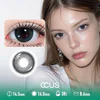 Pixel Dust Slate Azure Blue Contact Lenses