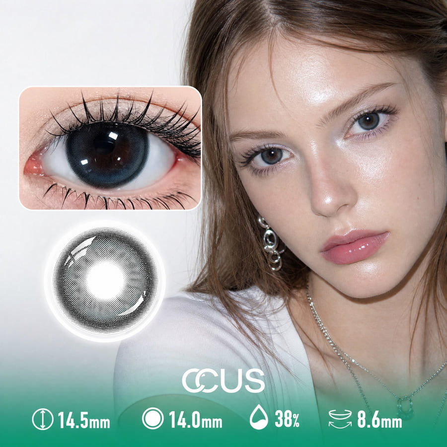 Pixel Dust Slate Azure Blue Contact Lenses - Ccus Eyewear · Premium Colored Contacts Pixel Dust Slate Azure Blue Contact Lenses