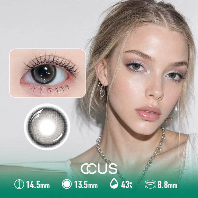 Gloss Veil Grey Contact Lenses