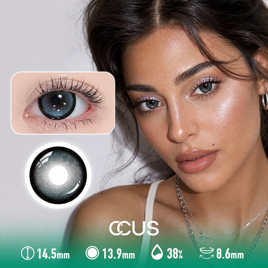 Aqua Lagoon Emerald Green Contact Lenses