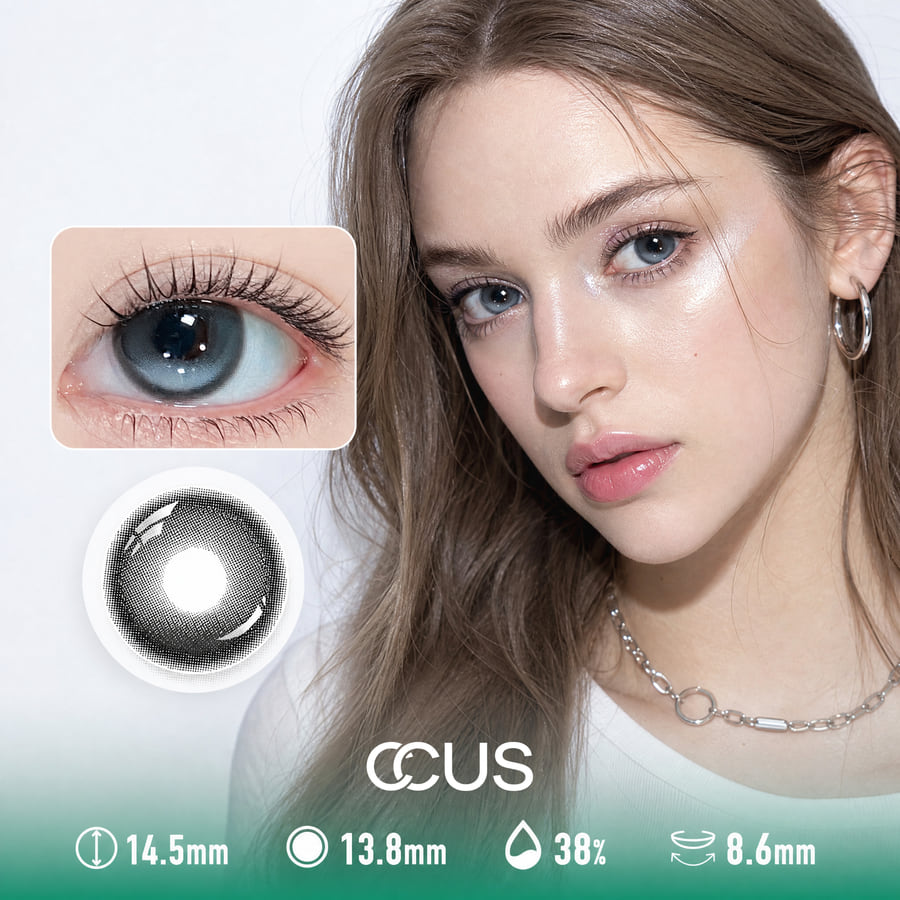 Frosted Denim Blue Contact Lenses