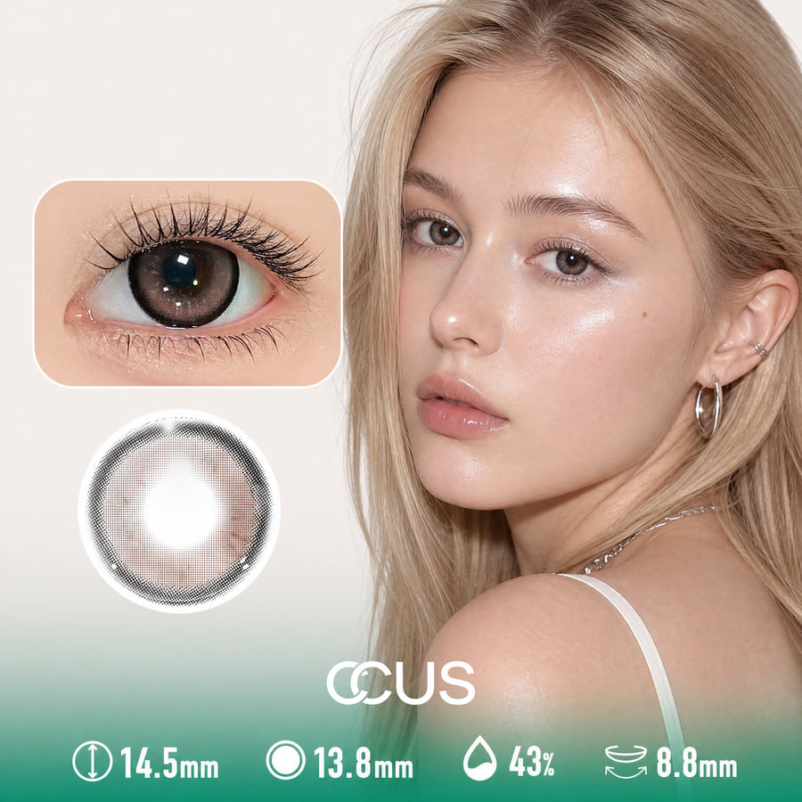 Bubble Gloss Coral Pink Contact Lenses - Ccus Eyewear · Premium Colored Contacts Bubble Gloss Coral Pink Contact Lenses