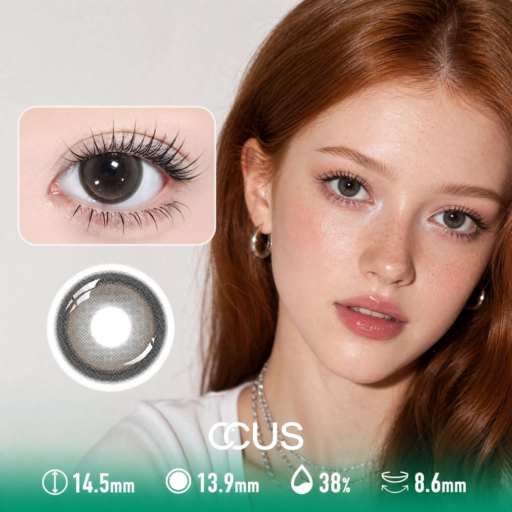 Milkshake Chestnut Brown Contact Lenses - Ccus Eyewear · Premium Colored Contacts Milkshake Chestnut Brown Contact Lenses