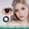 Halftone Midnight Black Contact Lenses