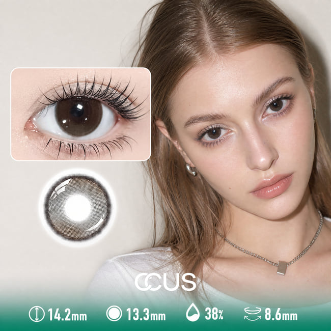 Afterparty Cocoa Brown Contact Lenses