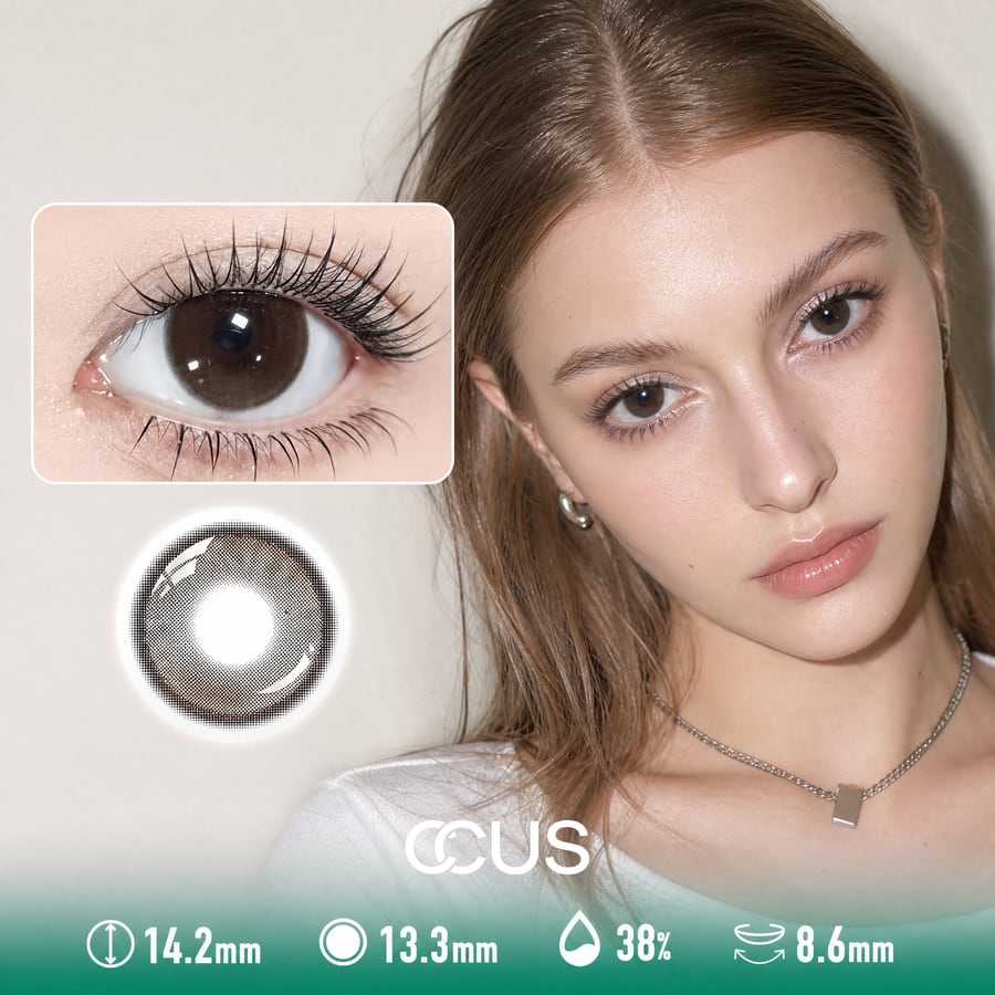 Afterparty Cocoa Brown Contact Lenses