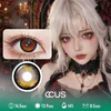 Confetti Brown Party Contact Lenses