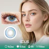 Linen Sky Blue Contact Lenses - Ccus Eyewear · Premium Colored Contacts Linen Sky Blue Contact Lenses