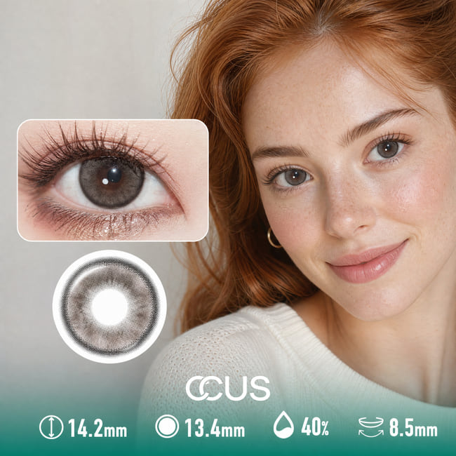 Camellia Silk Mocha Brown Contact Lenses