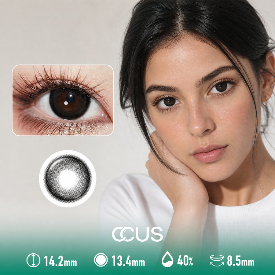 First Light Pearl Black Contact Lenses - Ccus Eyewear · Premium Colored Contacts First Light Pearl Black Contact Lenses
