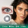 Silk Mist Blue Contact Lenses