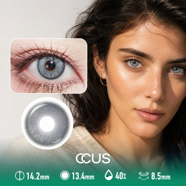 Silk Mist Blue Contact Lenses