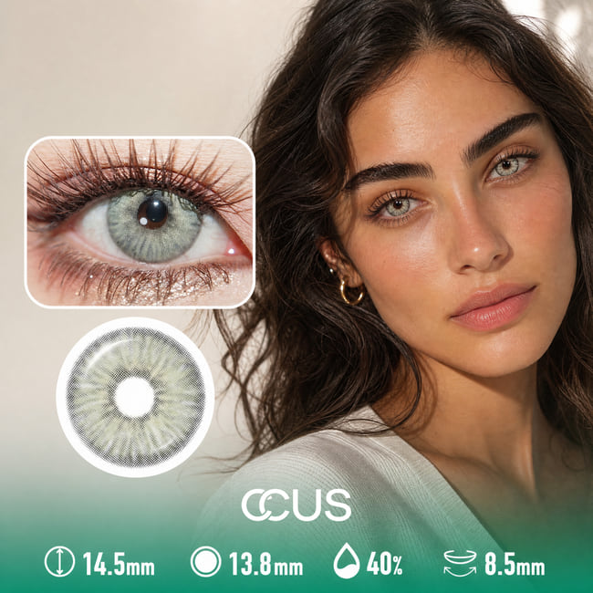 Fern Veil Grey Contact Lenses