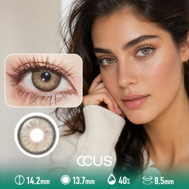 Vienna Aurora Sandalwood Brown Contact Lenses