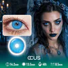 Nocturne Blue Halloween Contact Lenses