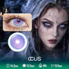 Phantom Nightmare Purple Halloween Contact Lenses