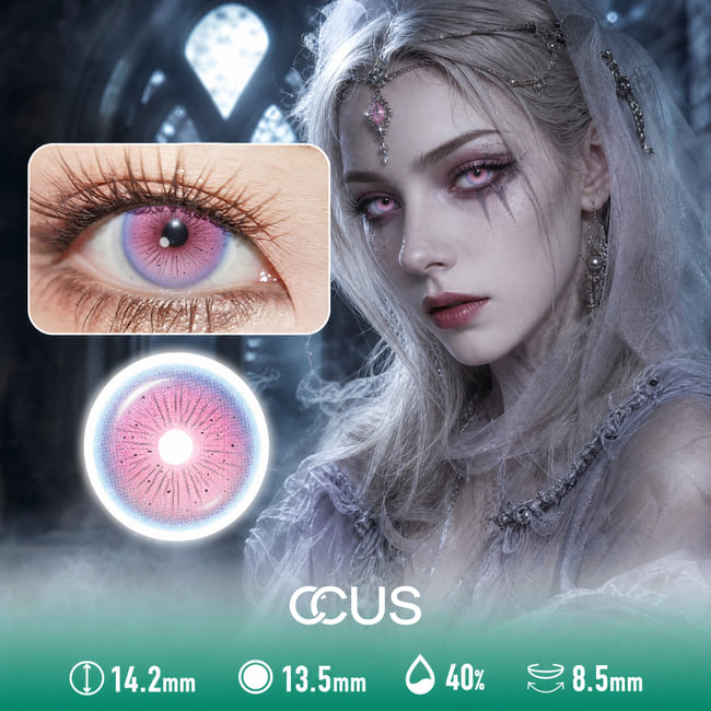 Beast Dragon Pink Halloween Contact Lenses