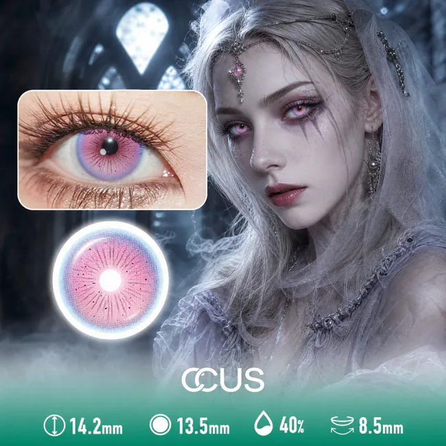 Beast Dragon Pink Halloween Contact Lenses