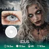 Haunted Grey Halloween Contact Lenses