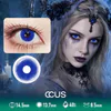 Phantom Nightmare Blue Halloween Contact Lenses